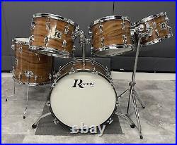 Rogers Big R KOA Wrap 5 Piece Drum Set 12 13 14 Toms / 16 Floor & 22 Bass Rogers Big R KOA Wrap 5 Piece Drum Set 12 13 14 Toms / 16 Floor & 22 Bass