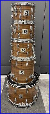 Rogers Big R KOA Wrap 5 Piece Drum Set 12 13 14 Toms / 16 Floor & 22 Bass Rogers Big R KOA Wrap 5 Piece Drum Set 12 13 14 Toms / 16 Floor & 22 Bass