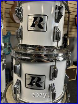 Rogers Big R New England White Drum Set Kit 8/10/12/13/14/15/16/22 & Cases #2644