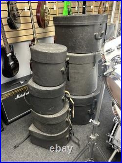 Rogers Big R New England White Drum Set Kit 8/10/12/13/14/15/16/22 & Cases #2644