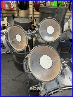 Rogers Big R New England White Drum Set Kit 8/10/12/13/14/15/16/22 & Cases #2644