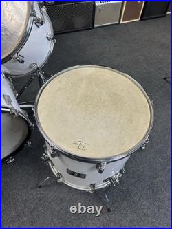 Rogers Big R New England White Drum Set Kit 8/10/12/13/14/15/16/22 & Cases #2644
