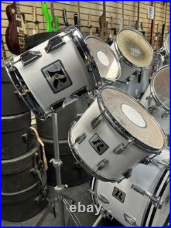 Rogers Big R New England White Drum Set Kit 8/10/12/13/14/15/16/22 & Cases #2644