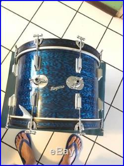 Rogers Holiday Blue Onyx 20,12,14,16 Vintage Drum Set