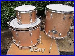 Rogers Holiday Buddy Rich Headliner Drum Set 12 16 20 Champagne Sparkle 1967