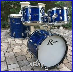 Rogers Holiday Drum Set 18, 12, 12, 14 Blue Onyx Pearl
