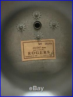 Rogers Holiday Londoner Drum Set 69- 70 Vintage Excellent New Pics