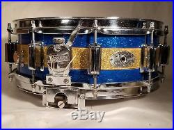 Rogers MULTICOLOR Londoner Drum Set Dynasonic snare canister throne wood