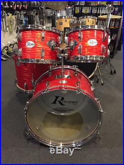 Rogers R380 4 Pc 12,13,16,22 Drum Set Kit Red Oyster $649.99