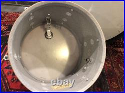 Rogers Vintage Holiday Blue Sparkle Drum Set Dayton, Oh 12, 13, 16, 20 One Owner