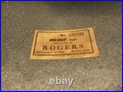 Rogers Vintage Holiday Blue Sparkle Drum Set Dayton, Oh 12, 13, 16, 20 One Owner