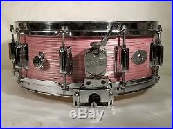 Rogers WINE RED RIPPLE Dyna-Sonic Dynasonic Snare Drum Cleveland RARE 4 set