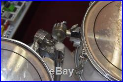 Rogers XP8 Double 24 Bass Drum Set 12-13-14-15-18-2x24 14 Dynasonic Snare
