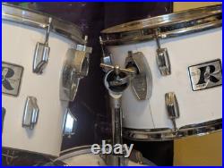 Rogers vintage 1975 BIG R USA, 4 piece New England White Drumset. All Original Rogers vintage 1975 BIG R USA, 4 piece New England White Drumset. All Original