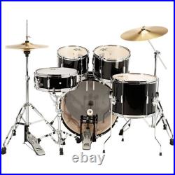 Rogue RGD0520 5-Piece Complete Drum Set Black Rogue RGD0520 5-Piece Complete Drum Set Black