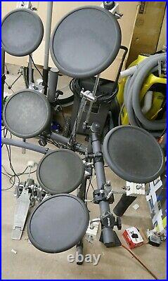Roland 14 Pieces Drum Set With Td-6 Brain 2 Base Pedals Kd7 Fd-6 Pedal Used