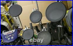 Roland 14 Pieces Drum Set With Td-6 Brain 2 Base Pedals Kd7 Fd-6 Pedal Used