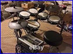 Roland TD-20 6 piece V Drum set with Rack, Cymbals and DW Hardware
