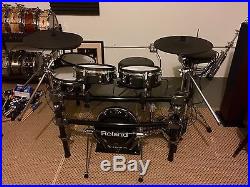 Roland TD-20 6 piece V Drum set with Rack, Cymbals and DW Hardware