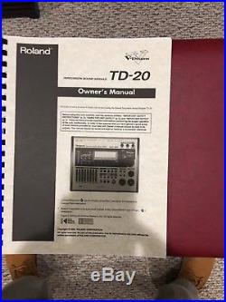 Roland TD 20 Electronic V Drum Set Preowned