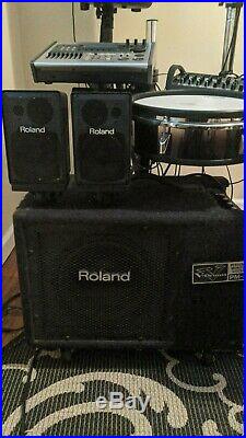 Roland TD-20 Electronic V-Drum Set with Extras