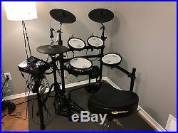 Roland TD-25K V-Drums Electronic Drum Set Used with extras