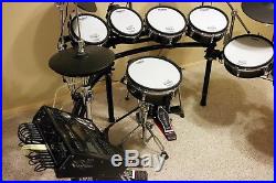 Roland TD 30 VDrum Electronic drum set with DW pedals Massive 15 piece set