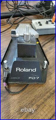 Roland Td-7 Drum Set With Kd-7 Base Pedal, Fd-7 Pedal & More