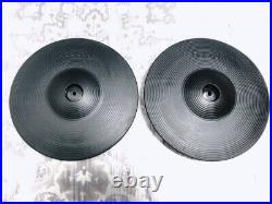 Roland V-drum CY-12R/C Ride Crash Cymbal 2set lot Tested USED Very fast shipping
