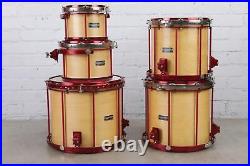 Rotek One Touch 5-Piece Tom Set Drum Kit Tuning System with Cases #48966