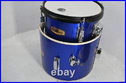 SEE NOTES Easter EDS-350 Beginner Junior Drum Set Metallic Blue 16 In 5 Pieces