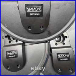 SIMMONS TITAN 20 Pads and Cymbals Set Parts TSCYM10S T20PAD8 Pre Owned Lot