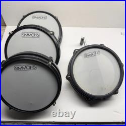 SIMMONS TITAN 20 Pads and Cymbals Set Parts TSCYM10S T20PAD8 Pre Owned Lot