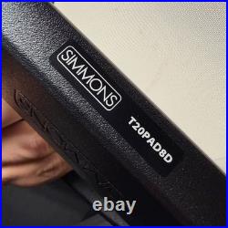 SIMMONS TITAN 20 Pads and Cymbals Set Parts TSCYM10S T20PAD8 Pre Owned Lot