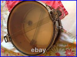 SINGLE PLY MAPLE c1930 LUDWIG SUPER SENSITIVE 7x14 EXC DUCO, NICKEL, SNARE SETS