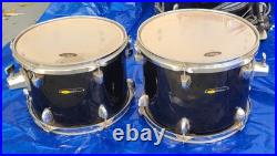 SP Sound Percussion Drum Set- Bass/ Side Toms/ Floor Toms/ Snare/ High Hat
