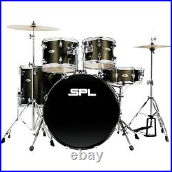 SPL 5PC Unity II All In One Drum Set Black Onyx Glitter Refurbished