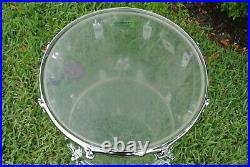 SUPER CLEAN! 1970's LUDWIG 16 CLEAR VISTALITE FLOOR TOM for YOUR DRUM SET! Q661