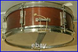 SWEET! 1959 Ludwig PIONEER NATURAL MAHGANY SNARE DRUM for YOUR DRUM SET! #G314