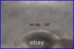 Sabian 22 Medium Ride Cymbal 56cm Vintage Drum Set Ride Cymbal Made in Canada