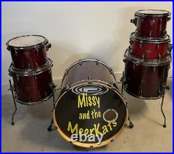 Set Of 6 Drums OCDP Avalon Orange County Drum And Percussion