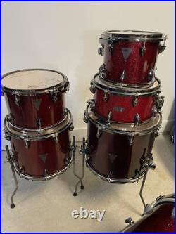 Set Of 6 Drums OCDP Avalon Orange County Drum And Percussion
