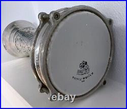 Set of 2 Rhythm Fusion embossed aluminum darbuka hand drums, 13.5 and 12