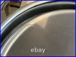 Set of Vintage Chrome steel Mini Timbales 6, 8 and 10 excellent conditions