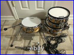 Set of Yamaha DTXTREME Original Wood Rhp Drum Pads +Yamaha Ball & Socket + Wires