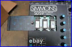Simmons SDS9 5pc Electronic Drum Set Vintage 1980's