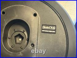 Simmons Set Of 3 Electric Drum Cymbals, 1250 Series 12 Cymbals With Arms