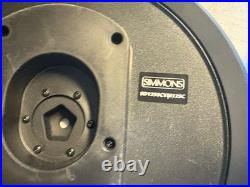 Simmons Set Of 3 Electric Drum Cymbals, 1250 Series 12 Cymbals With Arms