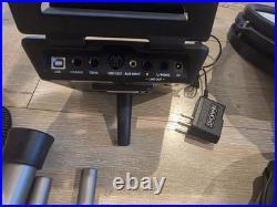 Simmons Titan 50 Electronic Drum Kit Mesh Heads Pedals Module Rack Throne Tested