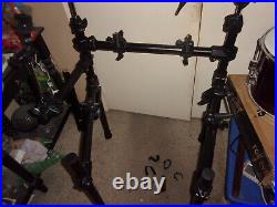 Simmons complete Rack with Cybal Poles, Tom Arms and Mounts for E Drum Sets SD60